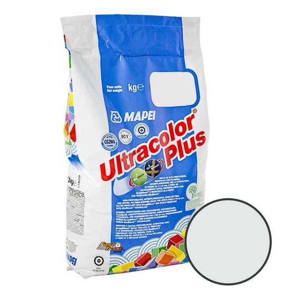 Mapei Ultracolor Plus 111 Silver Grey Tile Grout 5Kg