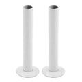 15mm Radiator Pipe Sleeves & Rosettes (Pair) – White
