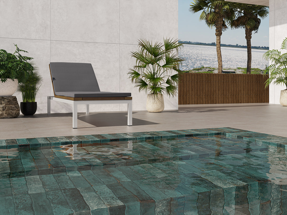 Marena Blue Gloss Ceramic 75x300mm Metro Wall Tile