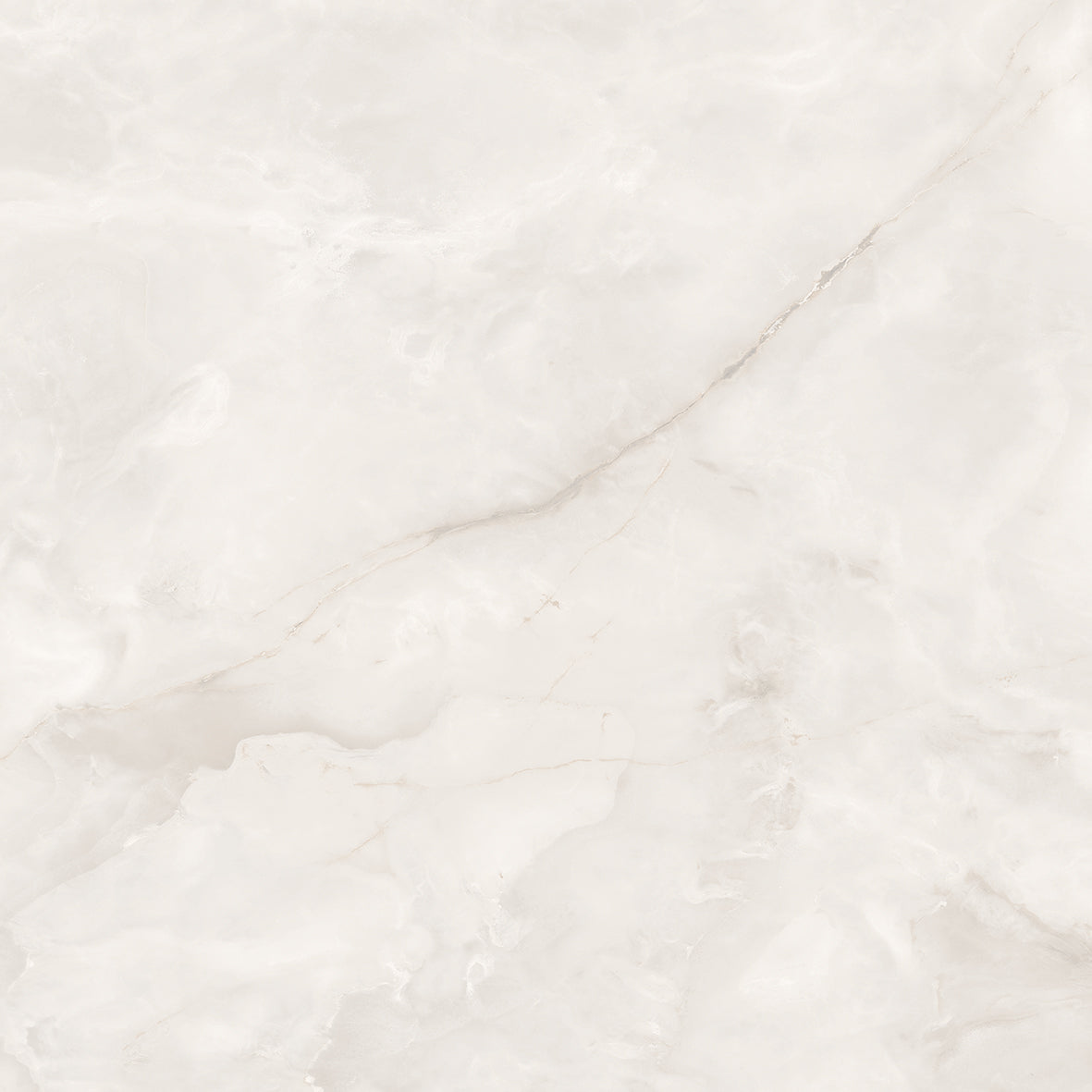 Job Lot Deal: 70 Tiles (25 sq.m) Onyx White Gloss Porcelain 60x60cm Kitchen Bathroom Wall and Floor Tile