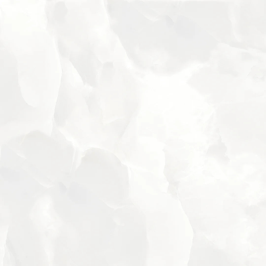 Onyx White Polished Porcelain 80x80cm Wall and Floor Tile