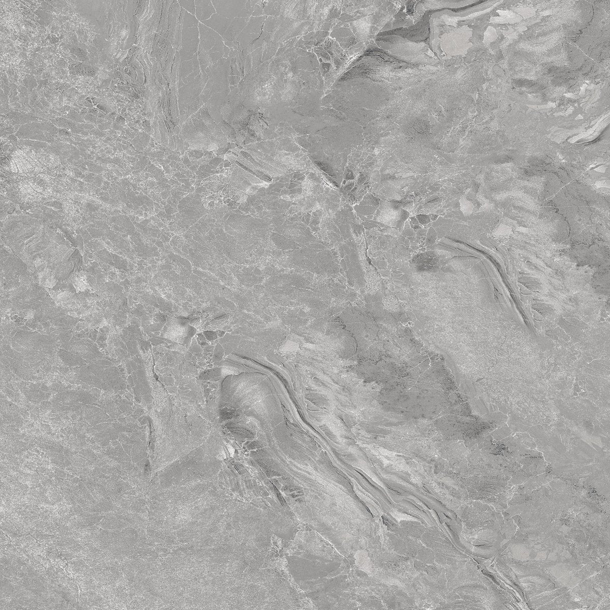 Onyx grey matt porcelain tile texture with soft stone-effect finish