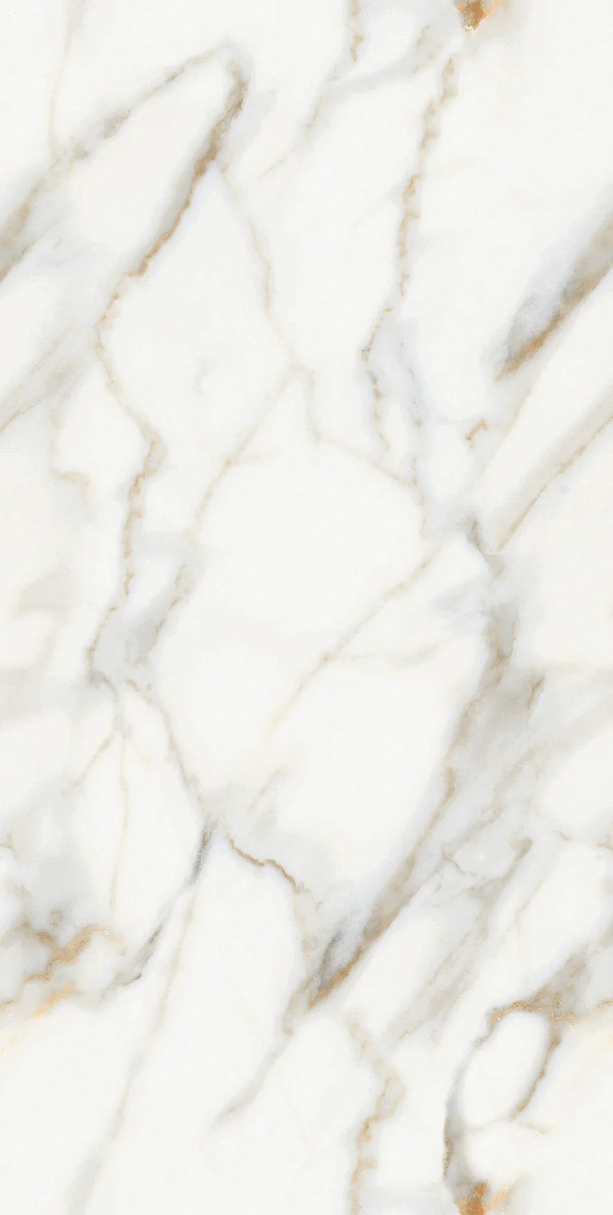 Cresola Gold Marble Effect Polished Porcelain 60x120cm Wall and Floor Tile