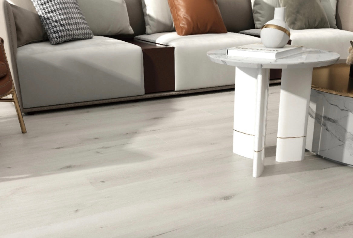 Luxura Ash Grey SPC Click Vinyl Flooring - 1230x180mm | 6.5mm Plank