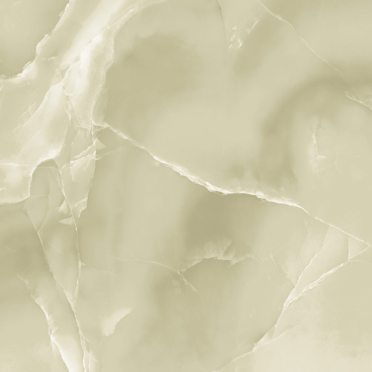 Ivory Pearl Onyx Effect Matt Porcelain 60x60cm Wall & Floor Tile - tile face 2