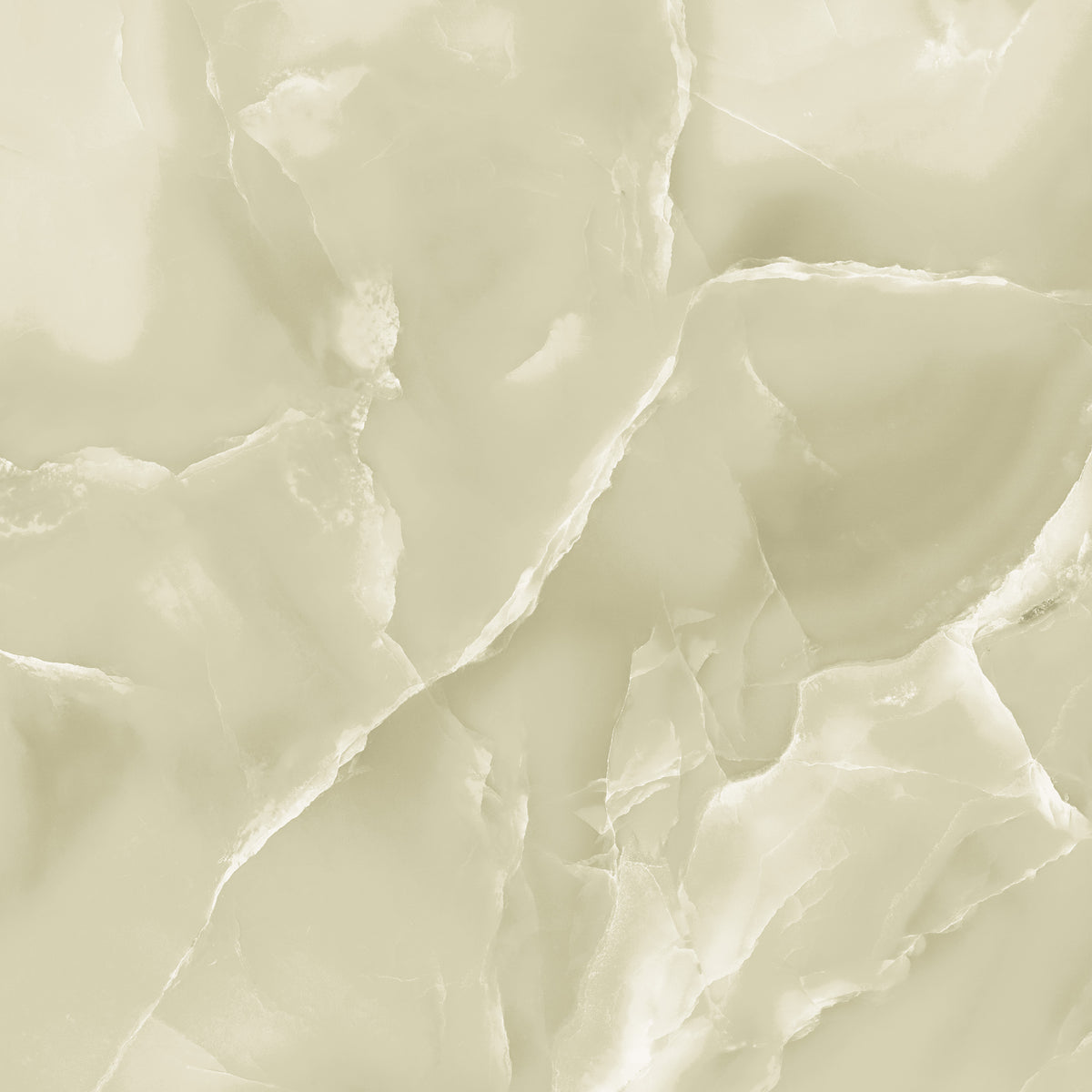 Ivory Pearl Onyx Effect Matt Porcelain 60x60cm Wall & Floor Tile - tile face 4