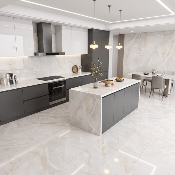 Onyx Diora Gold Polished 60x120cm Porcelain Wall and Floor Tile