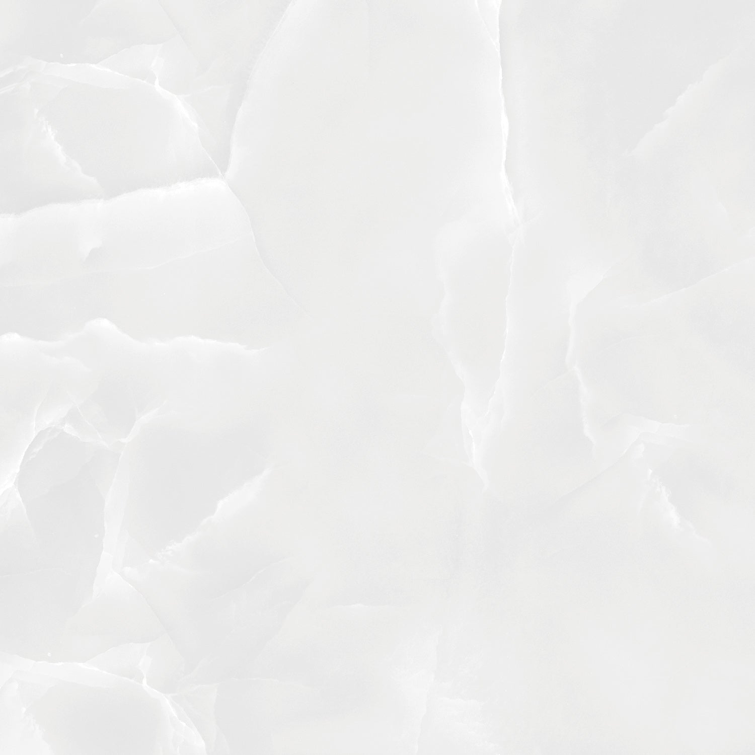 Onyx White Polished Porcelain 60x60cm Wall and Floor Tile