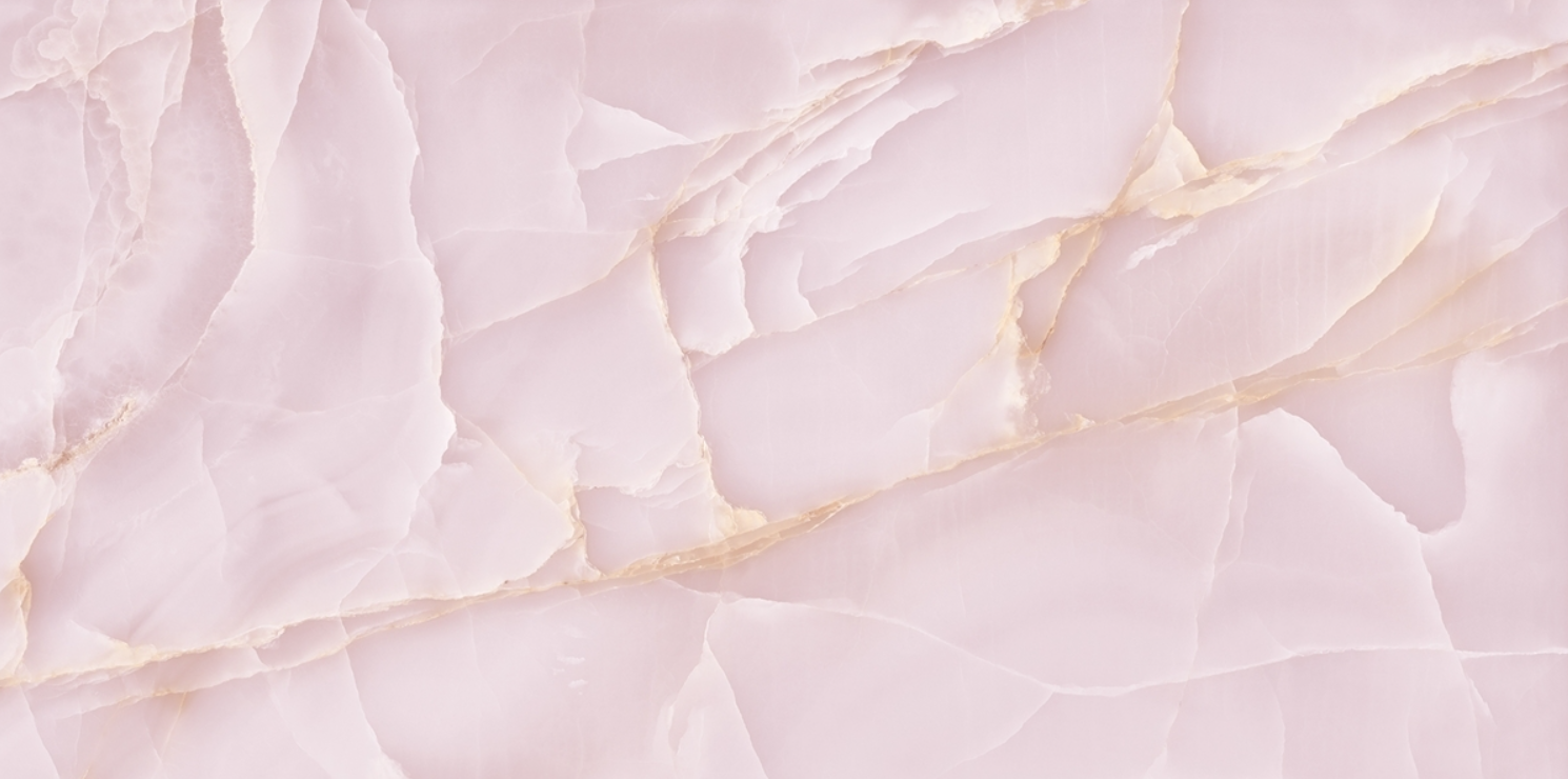 Persian Onyx Pink Gloss Porcelain Tiles 60x120cm Wall & Floor Tile