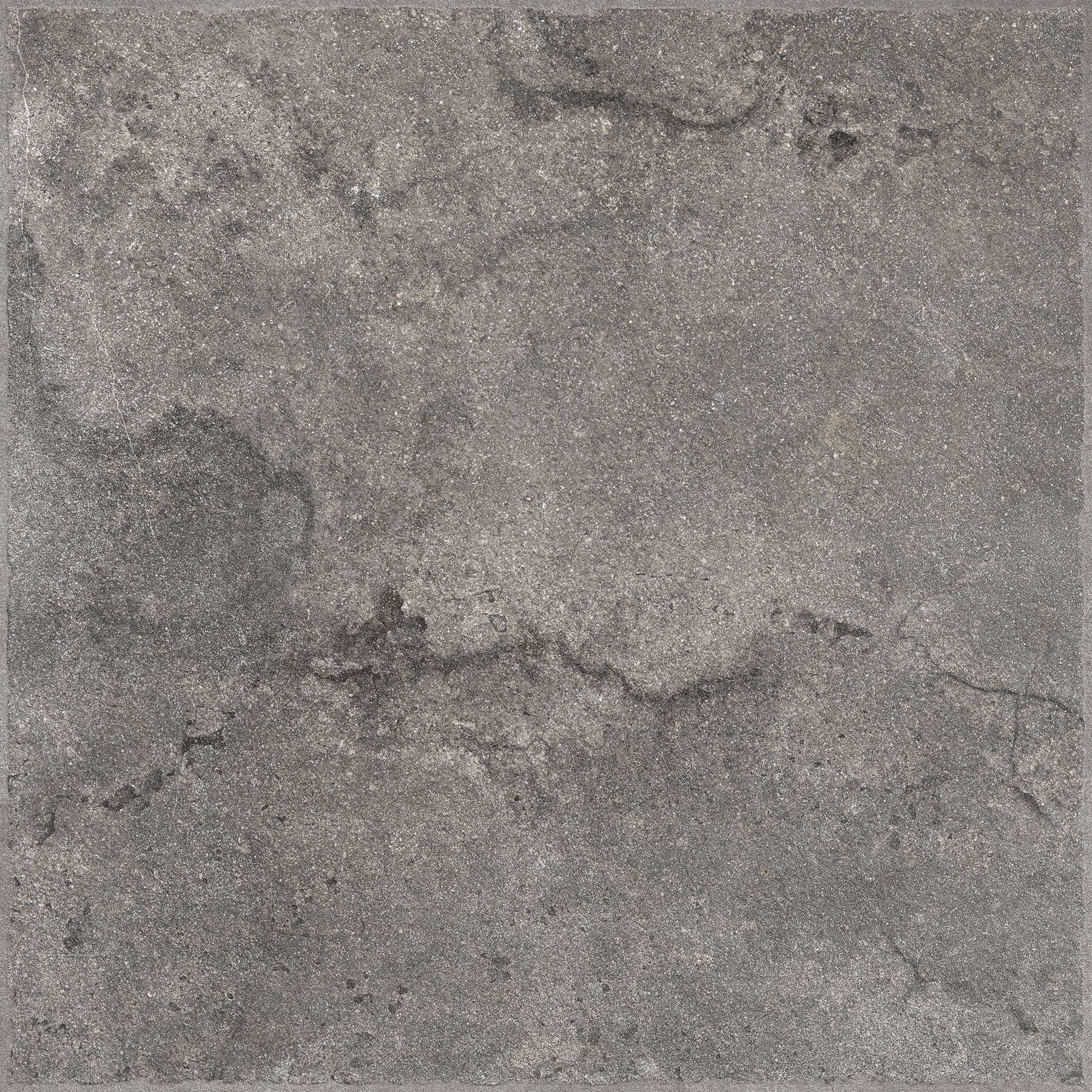 Portland Black Stone Effect Matt Full Body Porcelain Wall Floor Tile 60x60cm Tiles Paradise UK