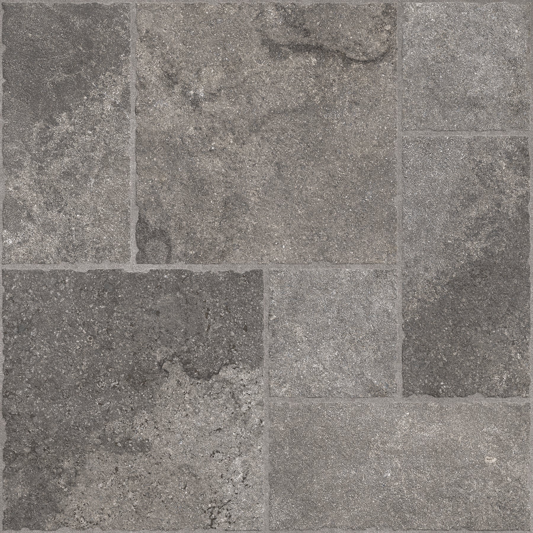 Portland Collection Black Flagstone Stone Effect Porcelain Tiles Paradise UK