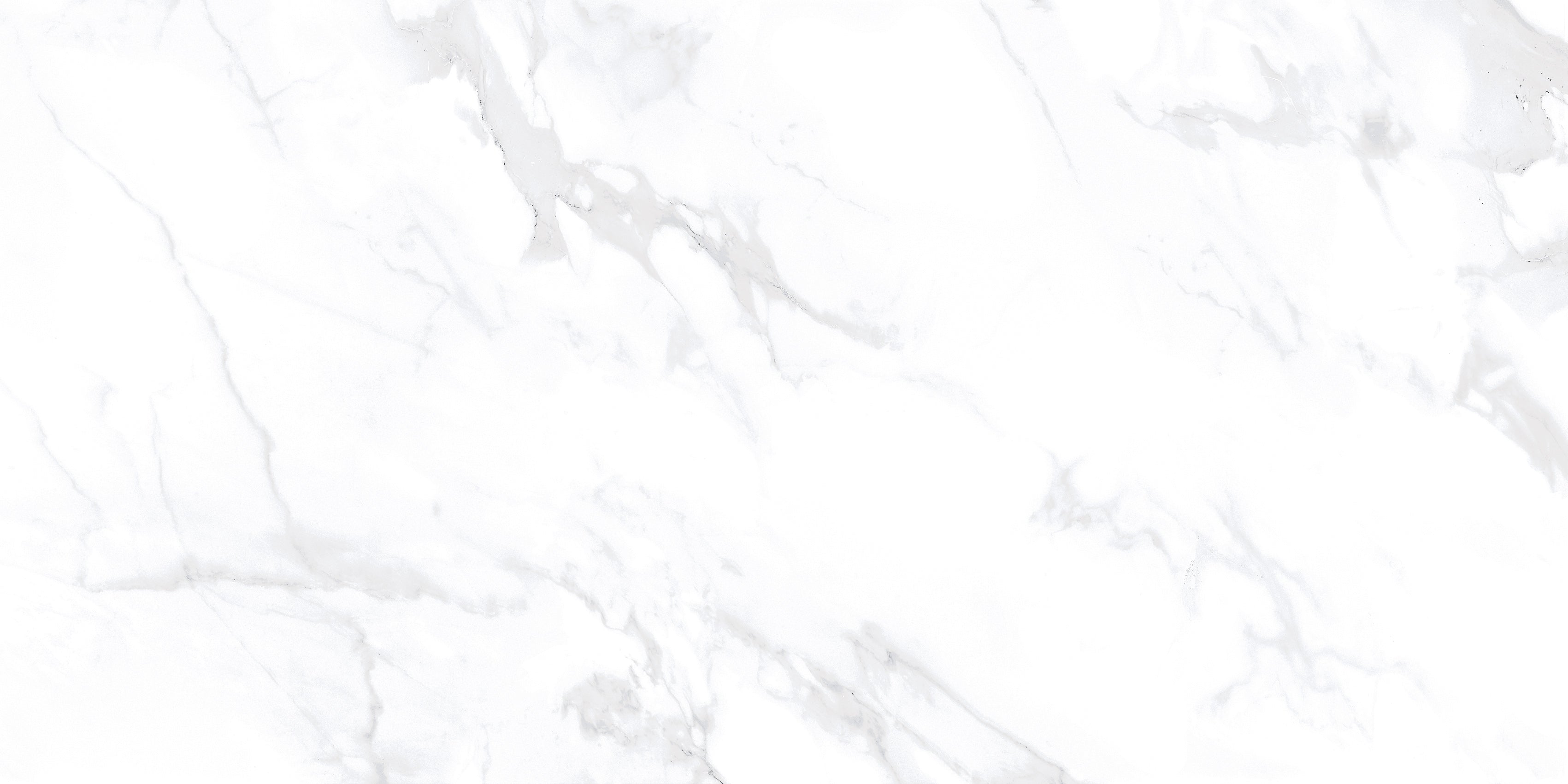 Venus Carrara Grey Marble Effect Polished Porcelain 60x120cm Wall & Floor Tile
