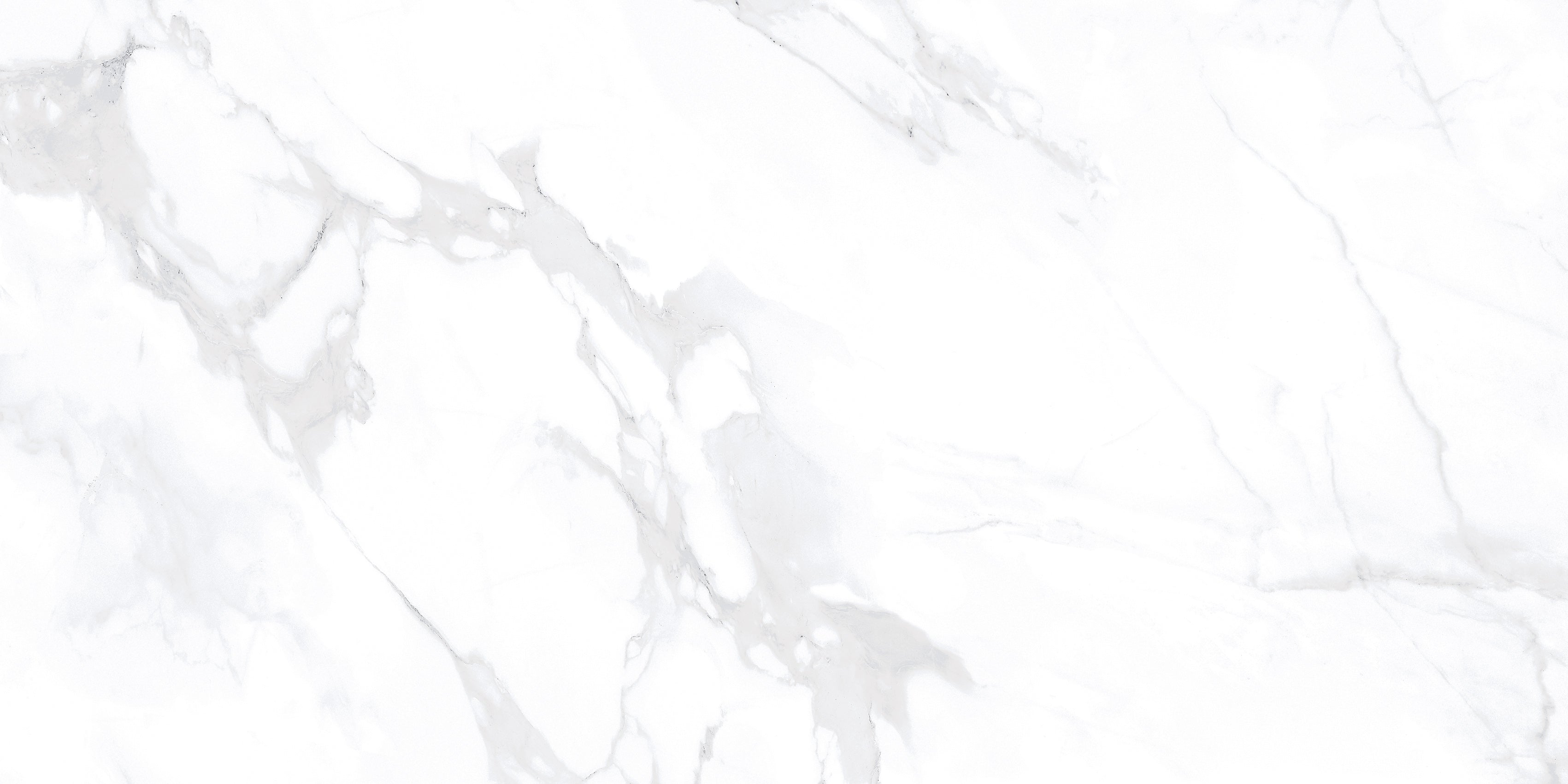 Venus Carrara Grey Marble Effect Polished Porcelain 60x120cm Wall & Floor Tile
