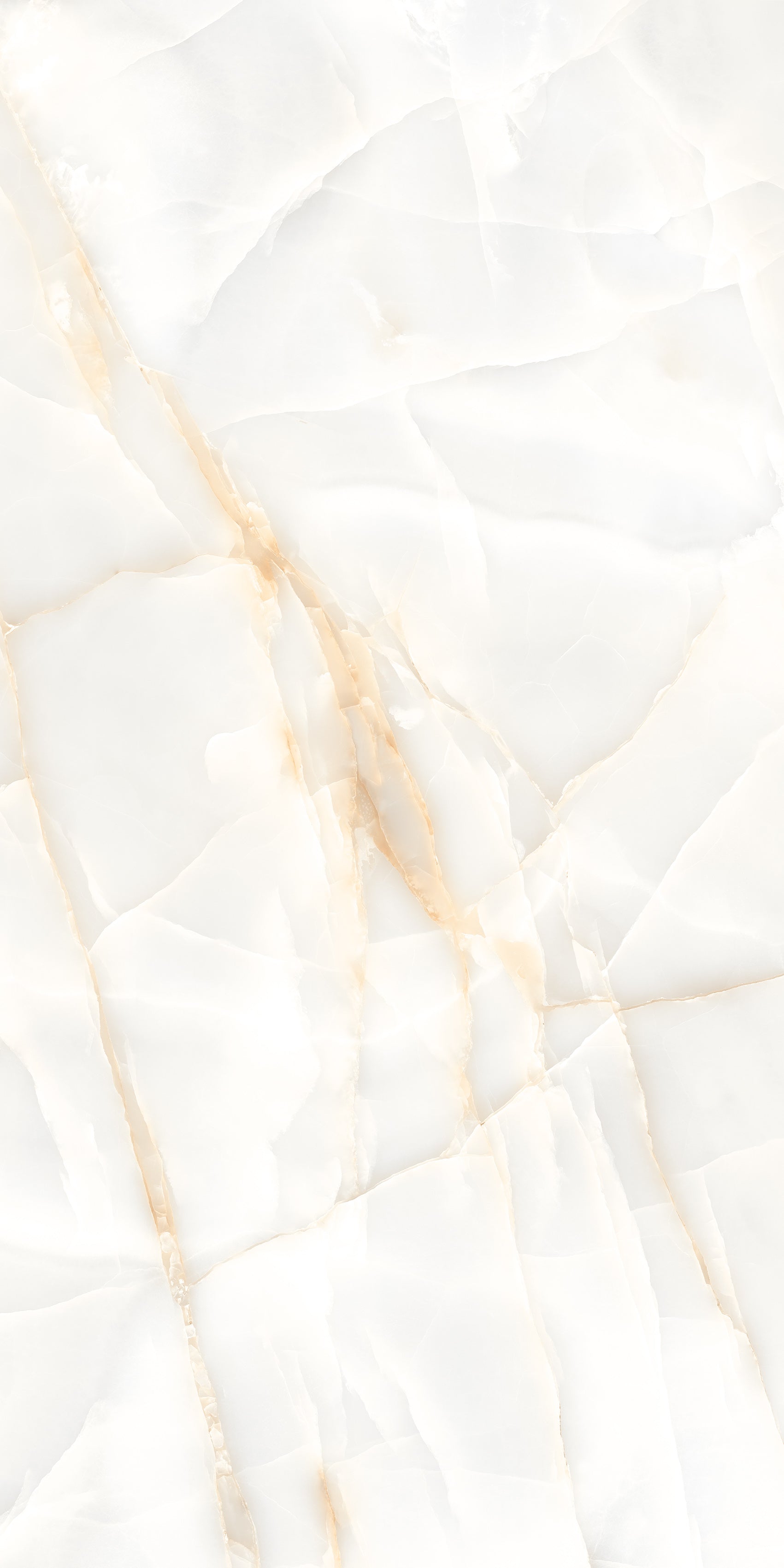 Persian Onyx Gold White Glossy Porcelain Tiles 60x120cm Wall & Floor Tile