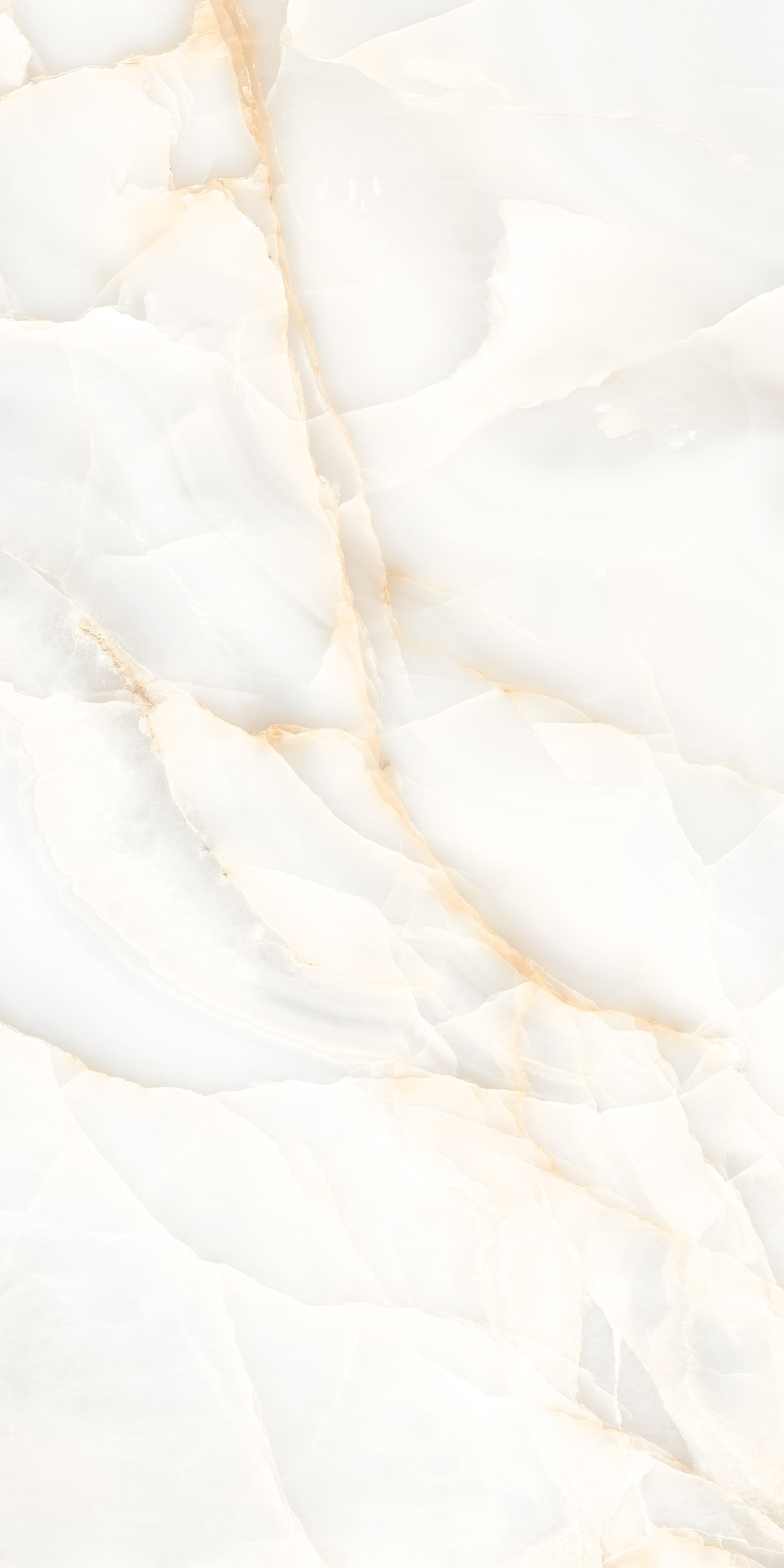 Persian Onyx Gold White Glossy Porcelain Tiles 60x120cm Wall & Floor Tile