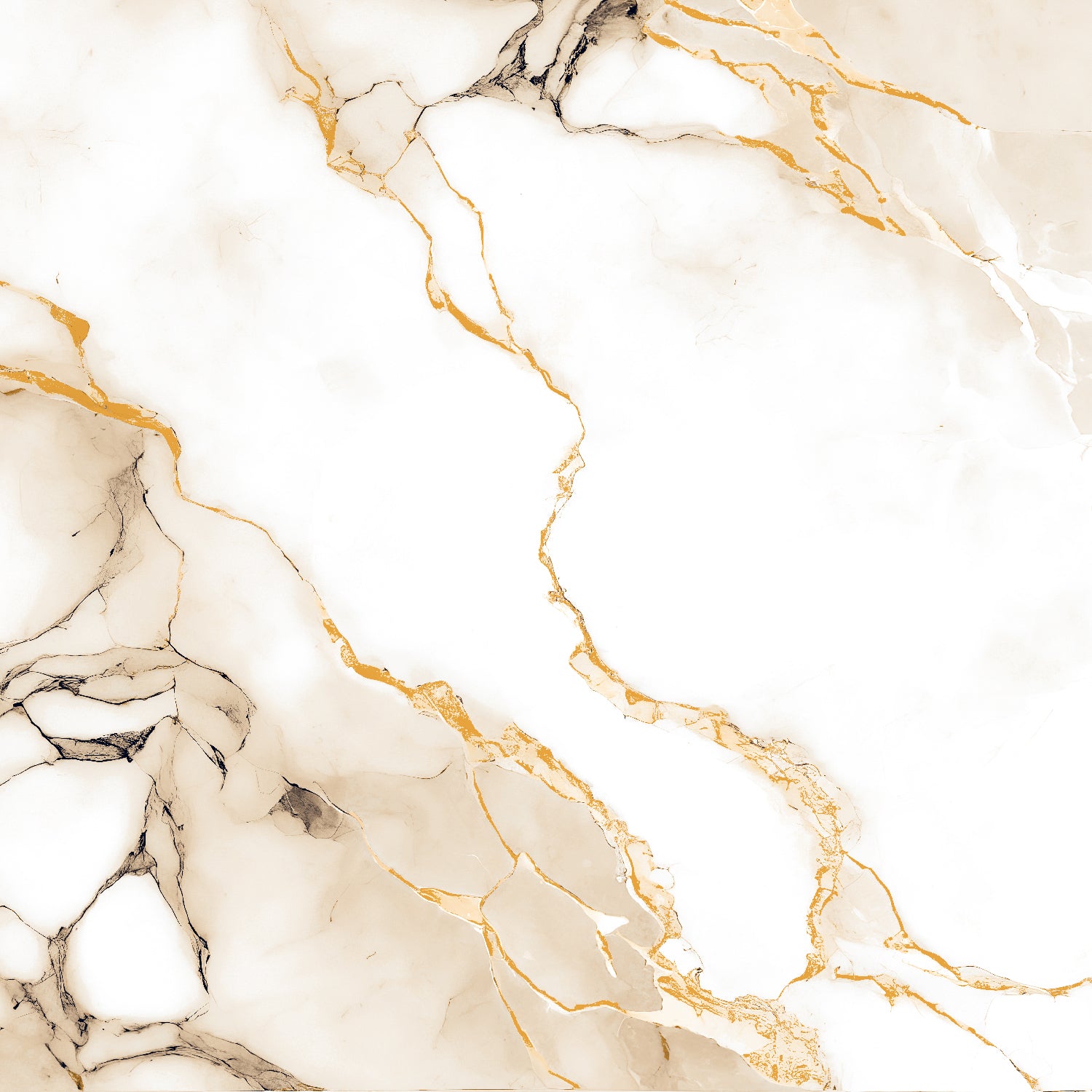Afyon Gold Polished 60x60cm Porcelain Wall and Floor Tile