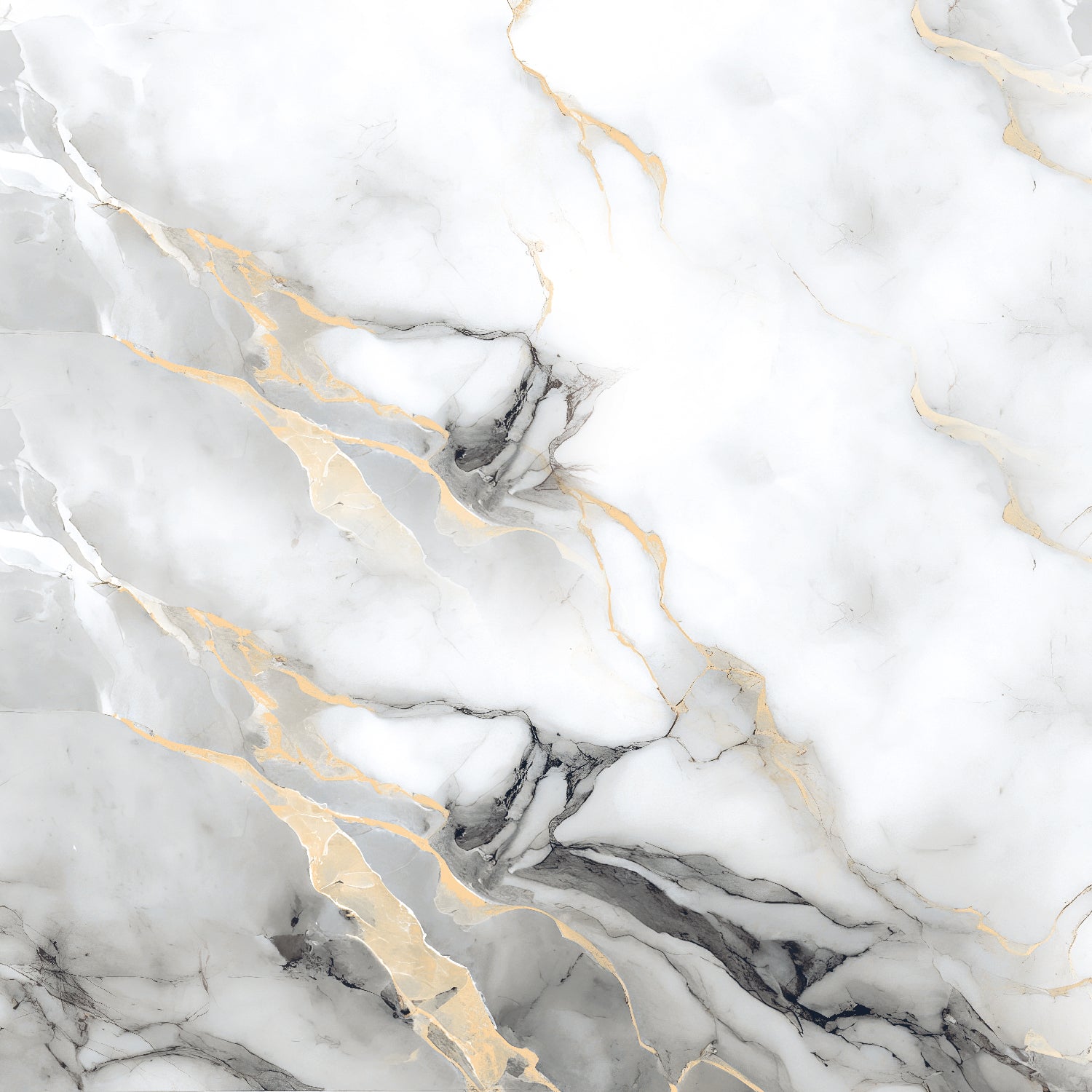 Afyon Grey Gold Polished 60x60cm Porcelain Wall and Floor Tile