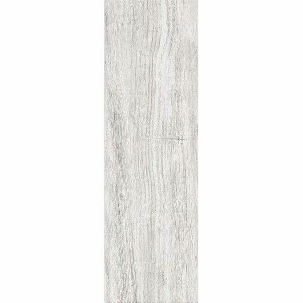 Alpine Wood Effect Matt White 18.5x59.8cm Porcelain Wall and Floor Tile