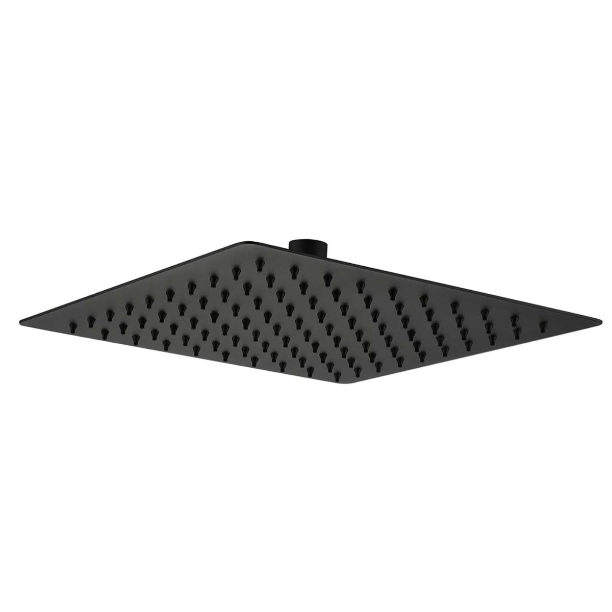 Aquari Concealed Matte Black Thermostatic Shower Set – Square Rainfall Head, Handset & 2 - Way Mixer Valve - TILES Paradise