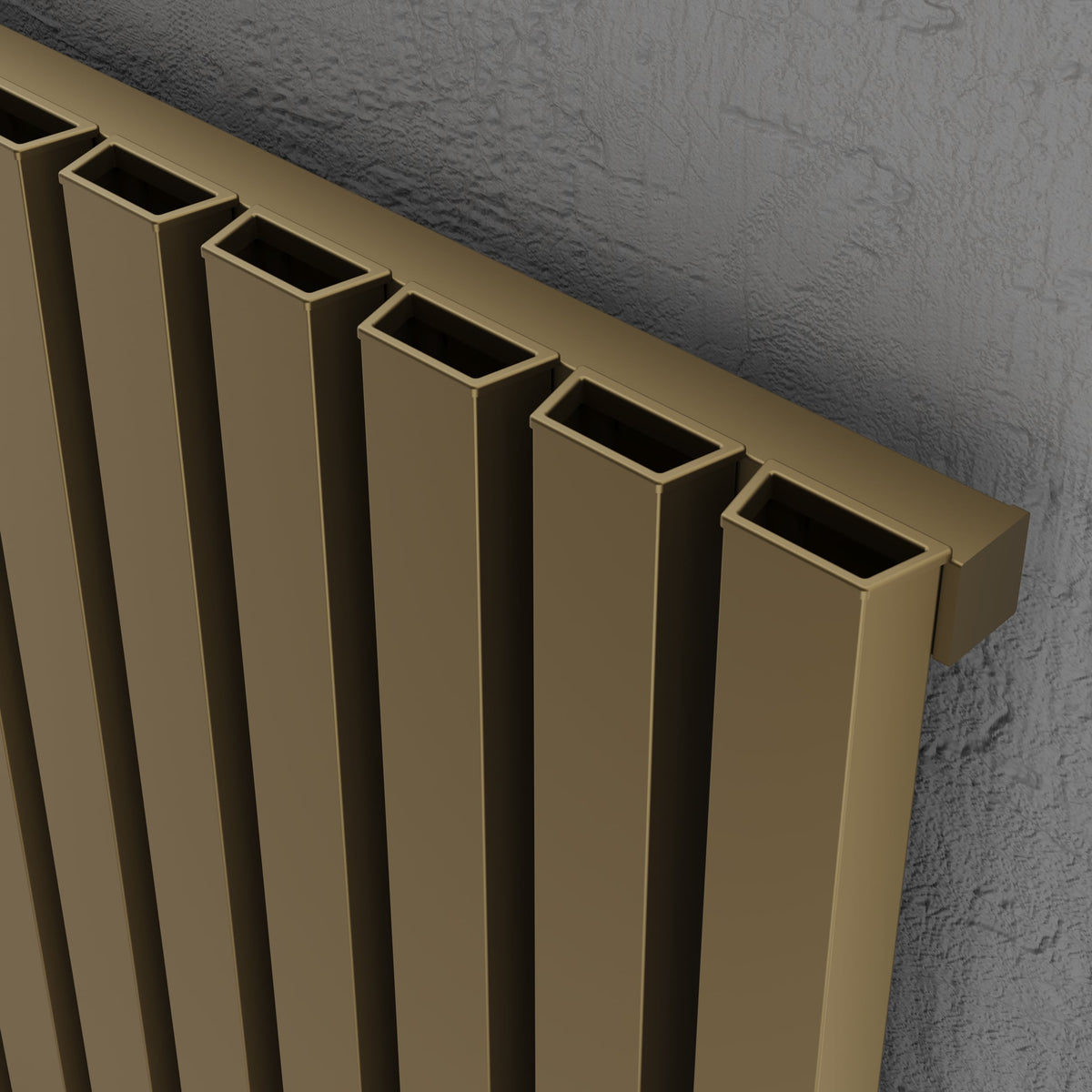 Ardea Bronze Horizontal Aluminium Radiator – Single Panel