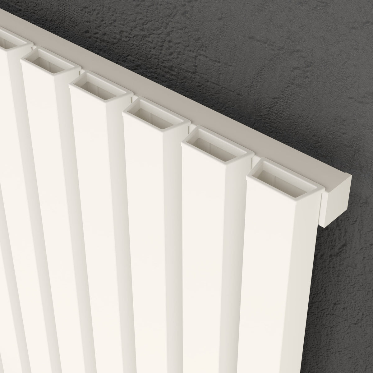 Ardea White Horizontal Aluminium Radiator – Single Panel