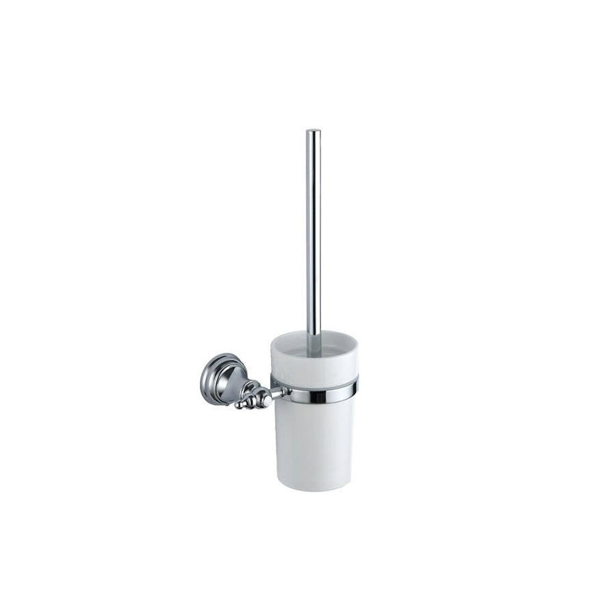 Astella Chrome Traditional Toilet Brush & Holder