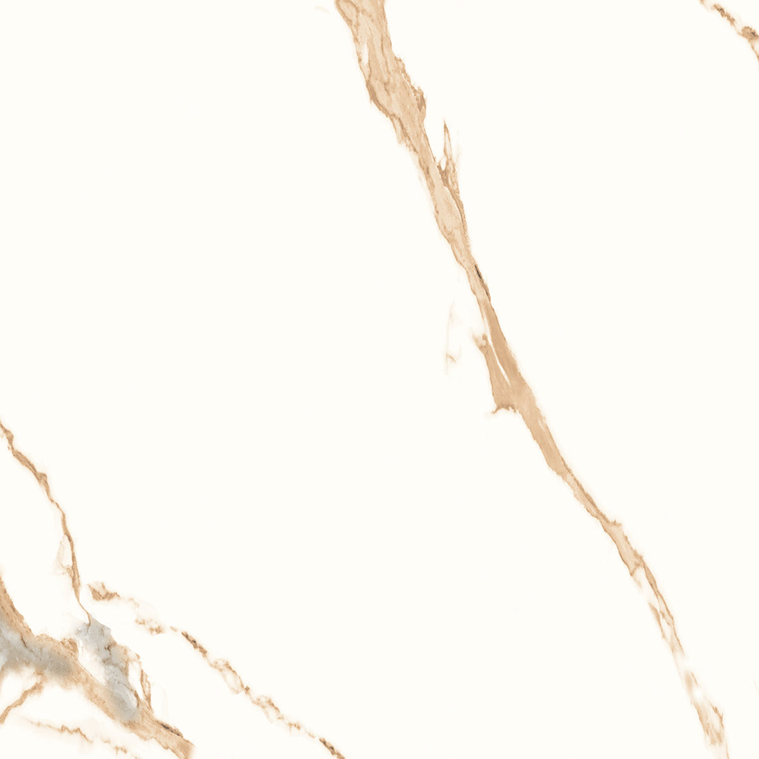 Athos Gold Marble Effect Polished 60x60cm Porcelain Wall & Floor Tile