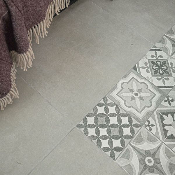 Aztec Perla Grey Matt Concrete Effect 60x60cm Porcelain Wall and Floor Tile - TILES Paradise