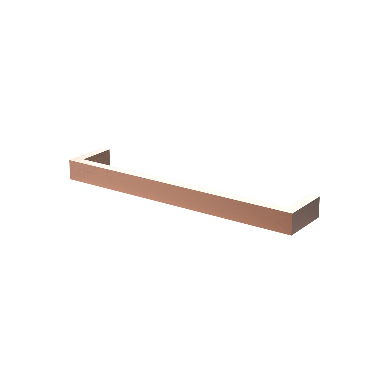 Barra Brushed Bronze 12V Single Bar Electric Towel Rail – 600mm