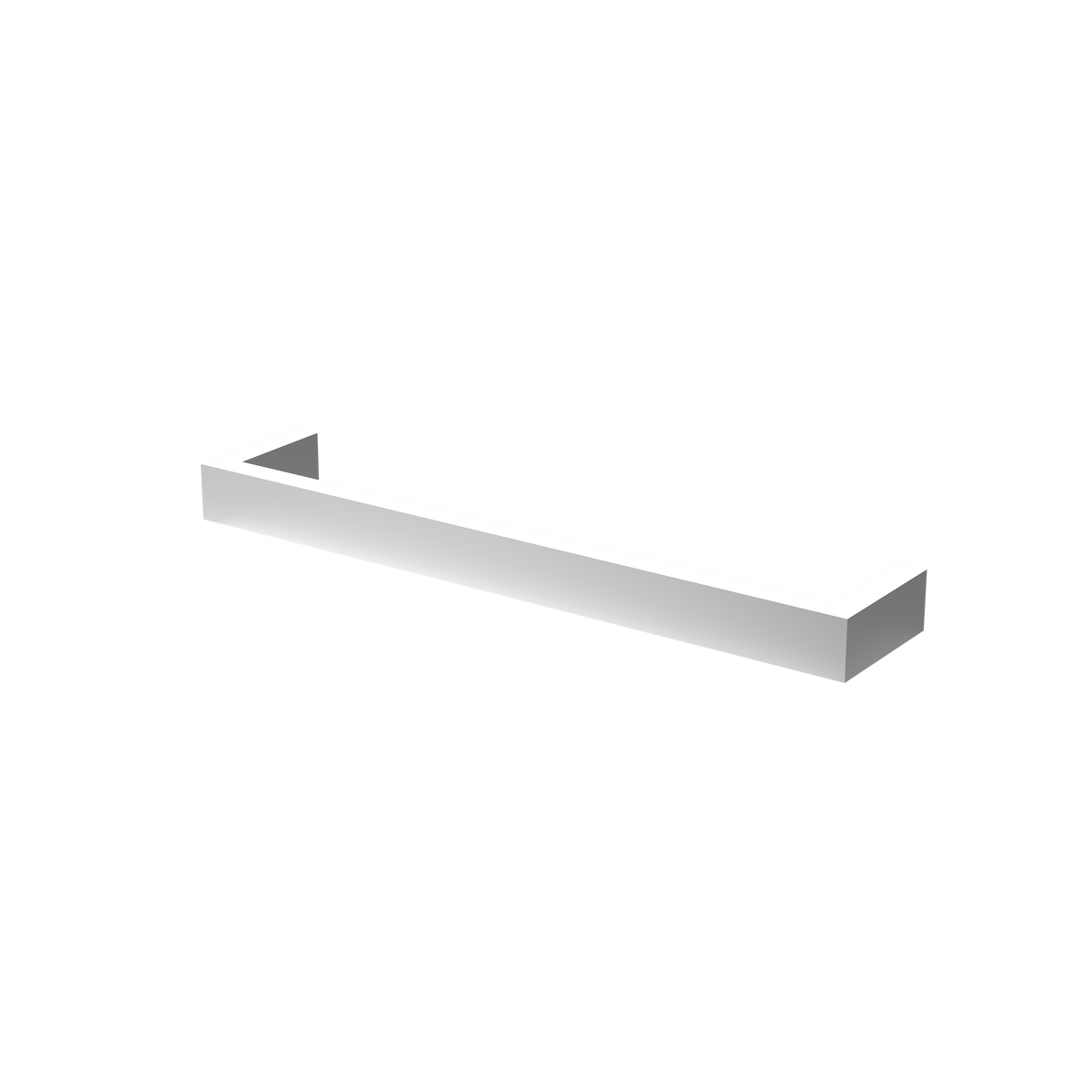Barra Chrome 12V Single Bar Electric Towel Rail – 600mm