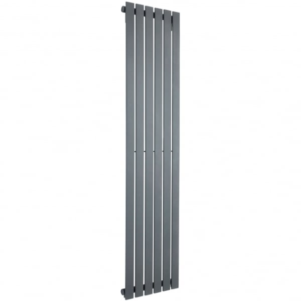 Bosca Textured Grey Vertical Designer Radiator – Double Panel – 1800x420mm