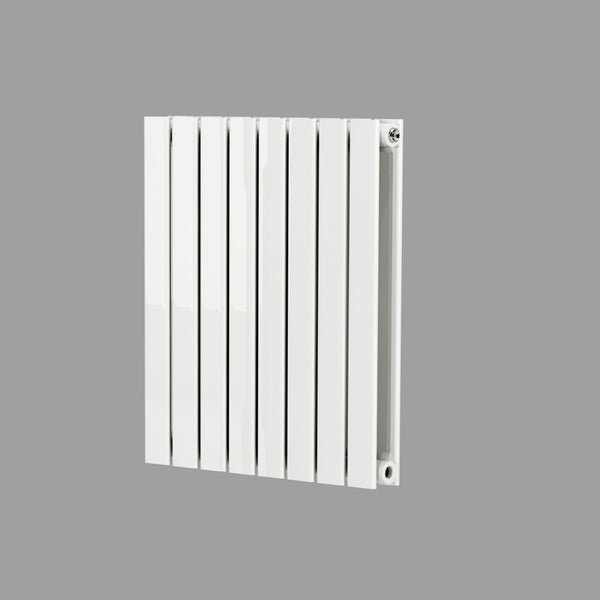 Bosca White Horizontal Designer Radiator – Double Panel – 600x420mm
