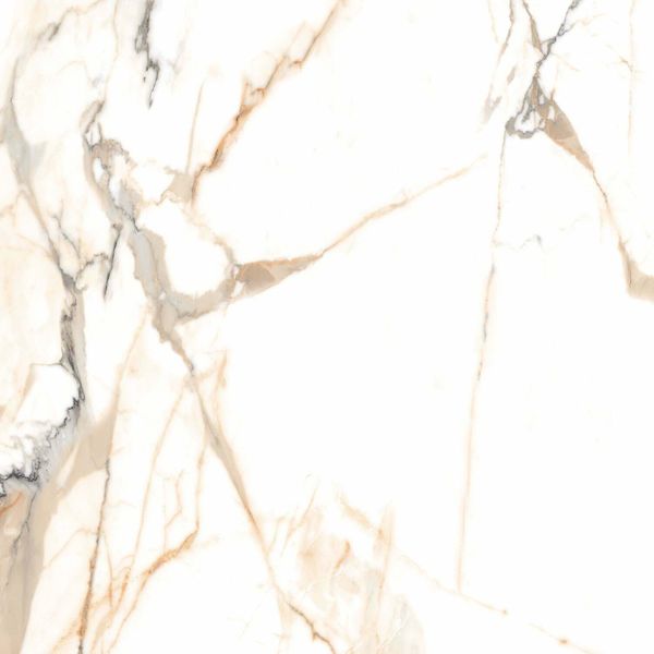 Pallet Deal: 138 Tiles (49 Sqm) California Brown 60x60cm Marble Effect Polished Porcelain Wall and Floor Tile