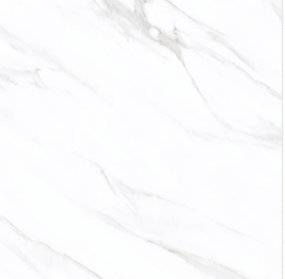 Carrara White 60x60cm Pearl Marble Effect Anti - Slip Matt Porcelain Wall and Floor Tile - TILES Paradise