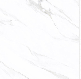 Carrara White 60x60cm Pearl Marble Effect Polished Porcelain Wall and Floor Tile - TILES Paradise