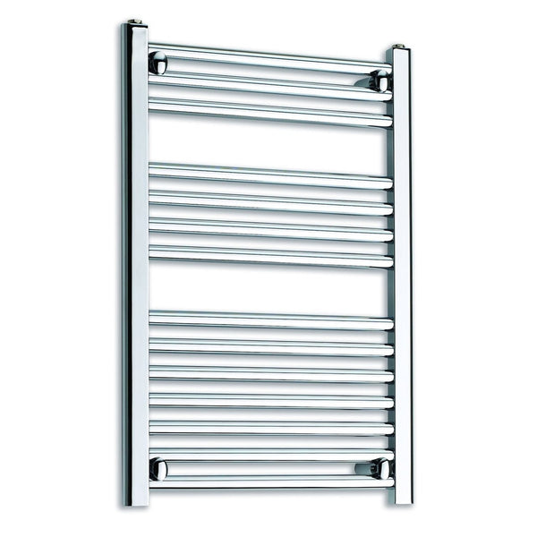 Chrome Straight Ladder Heated Towel Rail – 25mm Bars