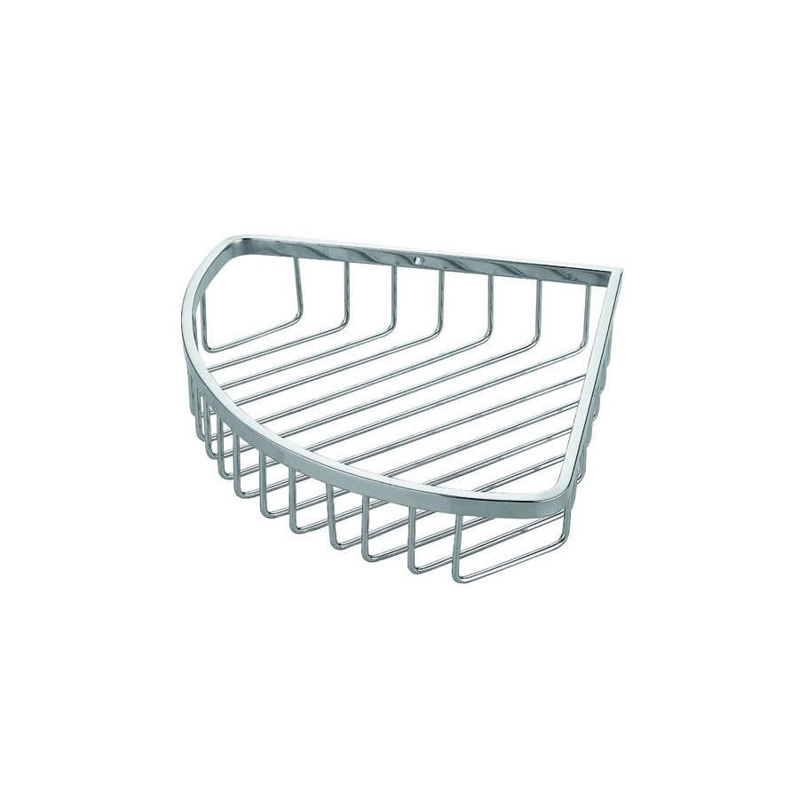 Chrome Wire Corner Shower Basket