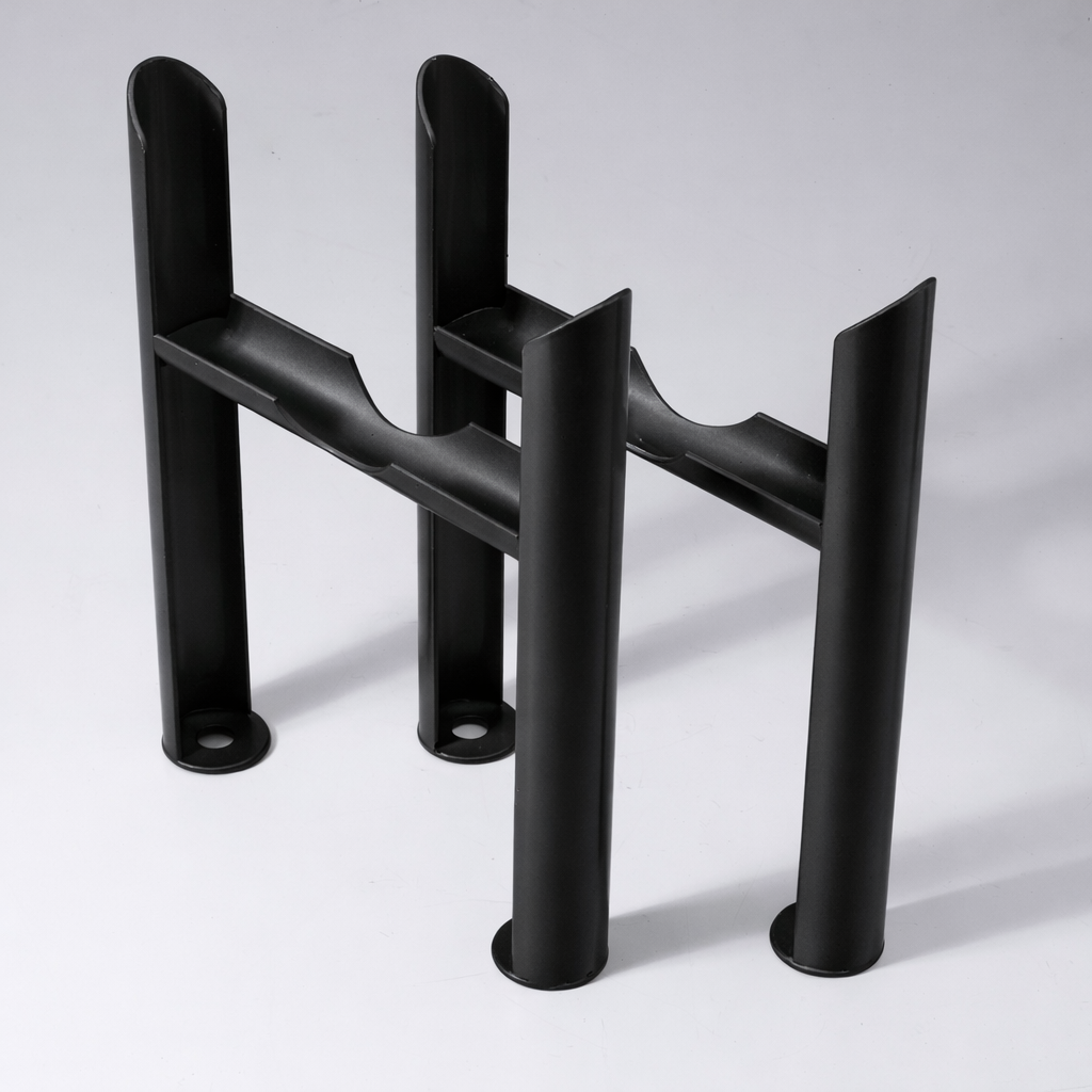 Colenzo Column Radiator Feet (Pair) – Matt Black – 3 Column