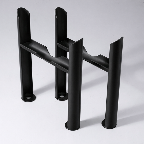 Colenzo Column Radiator Feet (Pair) – Matt Black – 3 Column