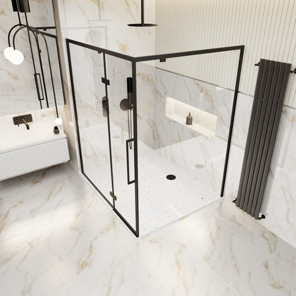 Cresola Gold Marble Effect Matt Porcelain 60x120cm Wall and Floor Tile