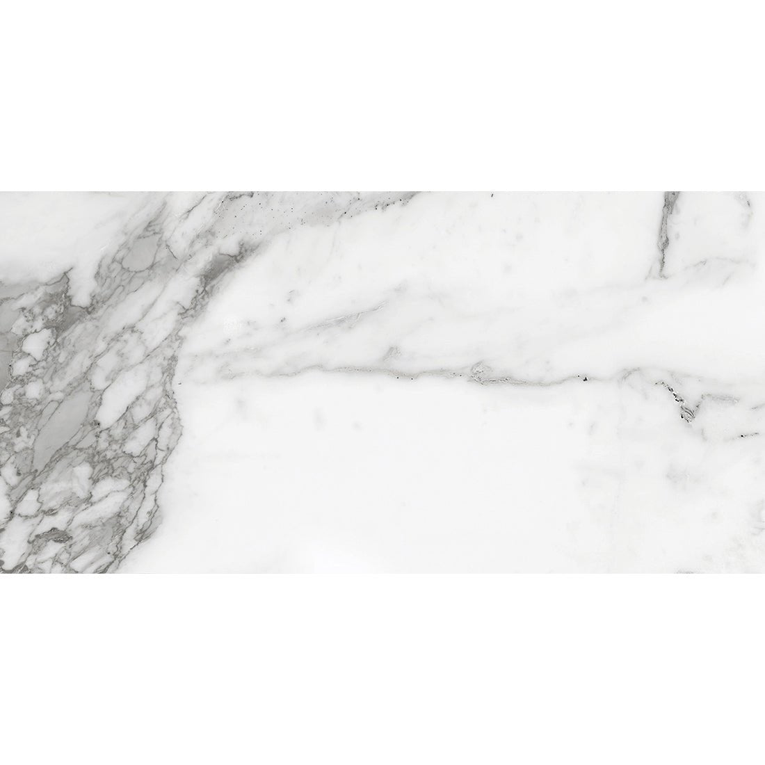 Crystal Grey Marble Effect 30x60cm Matt Antislip Porcelain Wall and Floor Tile - TILES Paradise