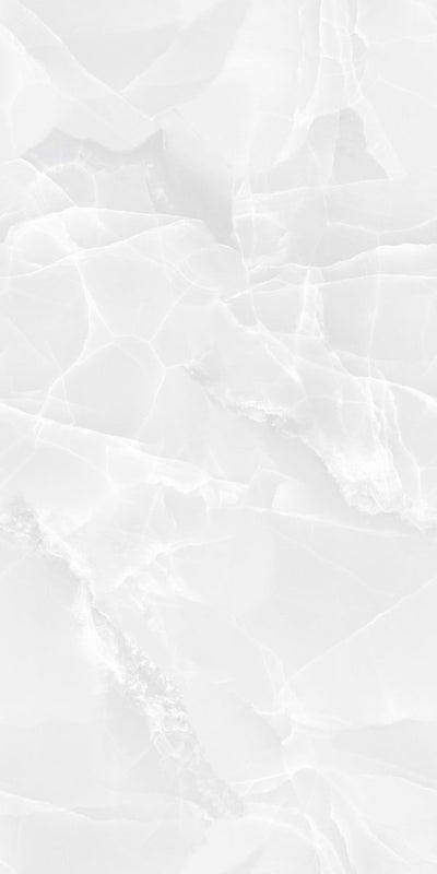 Crystal Onyx White Polished Porcelain 60x120cm Wall & Floor Tile - TILES Paradise