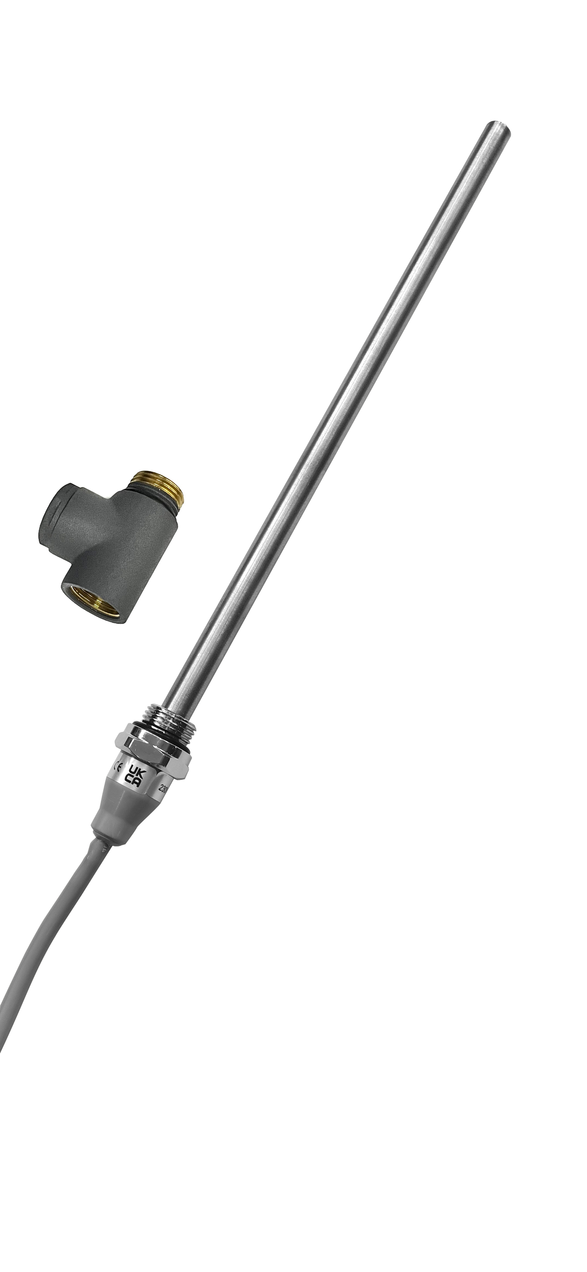 Dual Fuel Heating Element Kit for Towel Rails – Anthracite Grey – Standard (on/off), 150W