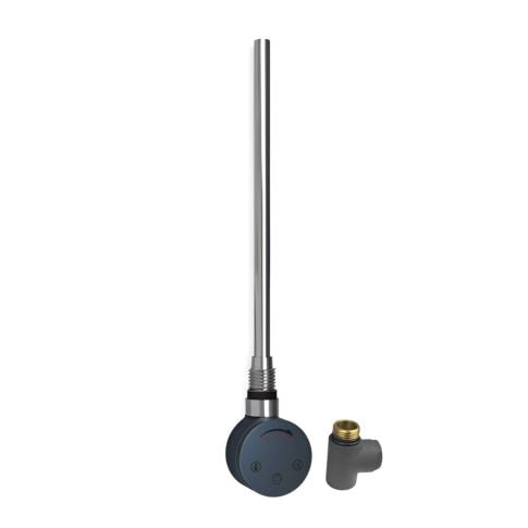 Dual Fuel Heating Element Kit for Towel Rails – Anthracite Grey – Thermostatic, 600W