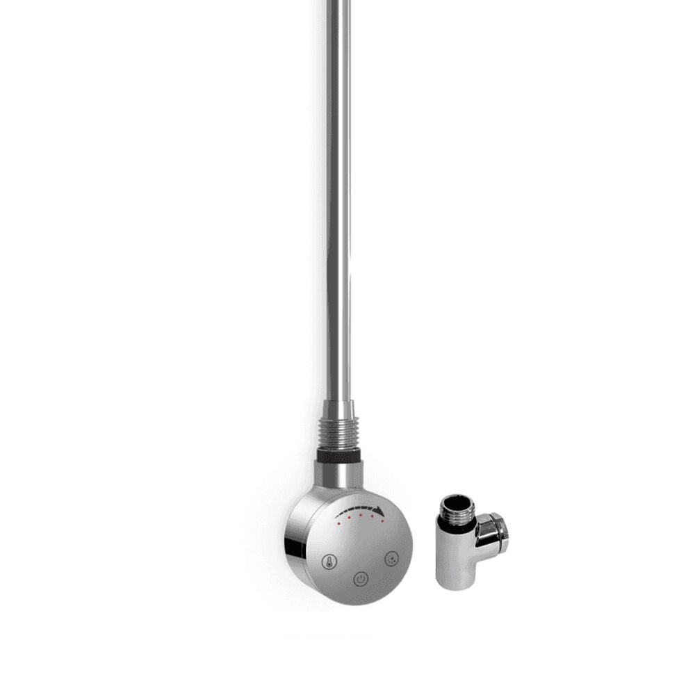 Dual Fuel Heating Element Kit for Towel Rails – Chrome – Thermostatic, 300W