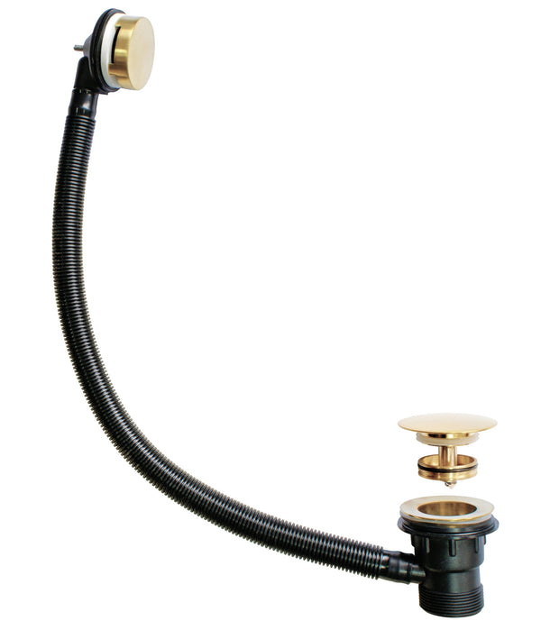 Easy Clean Click Clack Bath Waste – Brushed Brass