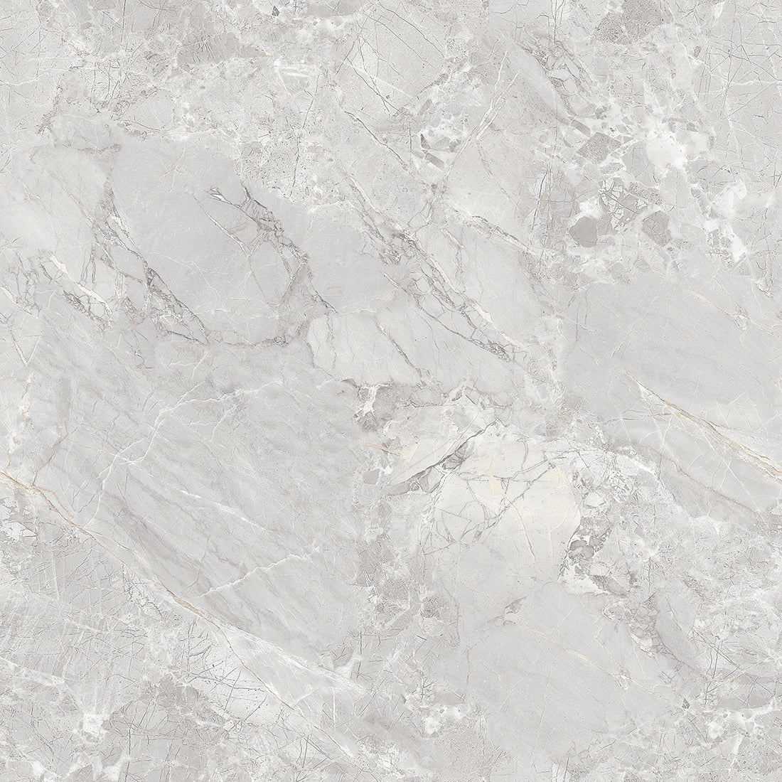 Endless Fontana Bianco Marble Effect Matt Porcelain Tile 60x60cm
