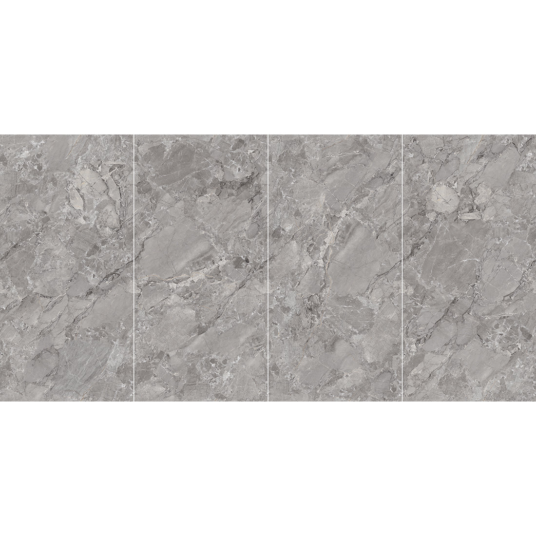 Alhambra Grey Matt Anti-Slip Porcelain 60x120cm Kitchen Bathroom Wall Floor Tiles