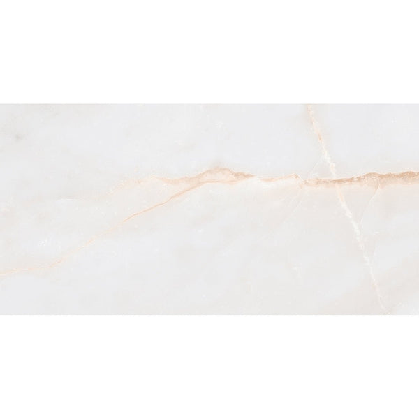Essenza White Marble Effect Matt Porcelain Wall & Floor Tile 30x60cm