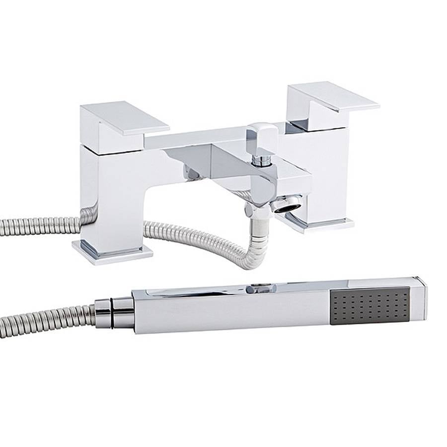 Estra Chrome Square Bath Shower Mixer Tap